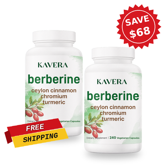 KAVERA Berberine - Exclusive Bonus Offer #2 (2 Bottles)